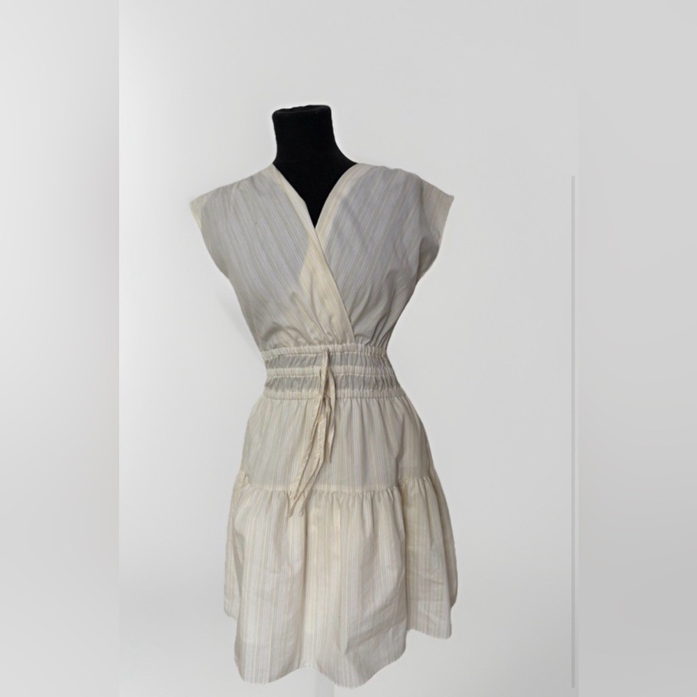Melloday Elegant butter yellow flowy dress